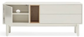 Krémszínű TV-állvány 140x56x40 cm Corvo – Teulat