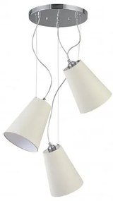 Lámpa Mennyezeti lámpatest KASEL 3, 5314, AC220-240V, 50/60Hz, 3*E27, max.40W, átmérő 46 cm, krém