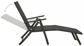 10 részes fekete-antracitszürke kerti étkezőgarnitúra