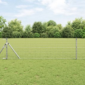 Kerítéselemek 26 db Ø32 mm 80 cm Horganyzott Acél