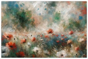 Kép – Pipacsmező absztrakciója (90x60 cm)