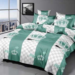 Ágynemű CROWN GREEN 7 részes 140X200 cm