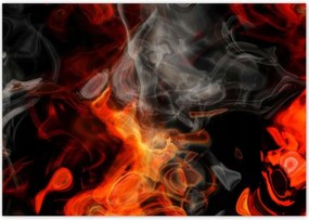 Poszterek 100x70 Tűz füst
