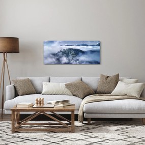 Egy erdő képe a ködben (120x50 cm)