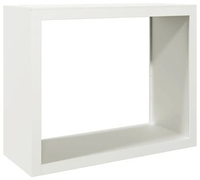 fehér acél tűzifatároló 100 x 40 x 80 cm