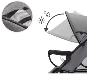 KINDERKRAFT - Babakocsi TIK Stone szürke