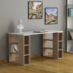 Íróasztal Colmar - White, Oak