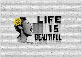 Poszterek 100x70 Banksy Life is beautiful