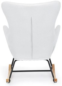 Fehér Szövet Hintaszék. AK-376 WT2