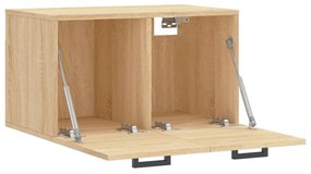 sonoma tölgy színű szerelt fa faliszekrény 60 x 36,5 x 35 cm