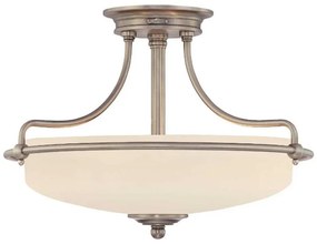 Elstead QZ-GRIFFIN-SFS-AN - GRIFFIN 3xE27/100W/230V mennyezeti lámpa, matt króm