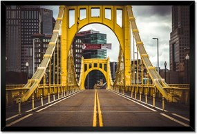 Poszterek keretben 60x40 Városi táj Kilátás