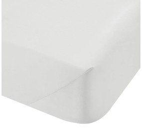 Fehér gumis pamut-perkál lepedő 135x190 cm Cotton Percale – Bianca