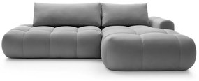 Sarokkanapé Ombre (J) (szürke + fekete) . 1100450