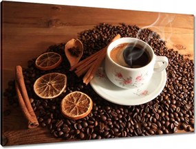 Vászonkép 90x60 Kávé pálcával
