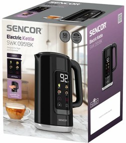 Sencor SWK 0951BK elektromos vízforraló, feketeszínű