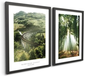 Kép szett 2 db-os 30x40 cm Woods – Styler