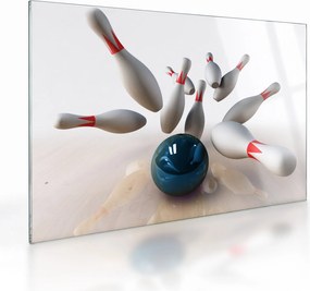 Kép - bowling (üvegen) (70x50 cm)