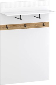 Fogas panel 80, fehér/evoke tölgy, VELIS