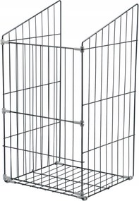 Szennyestartó Kosár Szürke, A Szekrény Elejéhez Rögzíthető 40