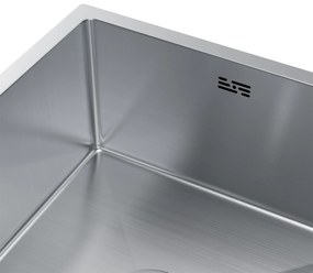 Erga HD, 1 kamrás acél mosogató 470x450x210 mm, acél, ERG-MLS-HD4745