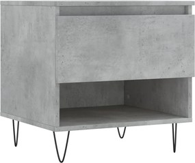 vidaXL betonszürke szerelt fa dohányzóasztal 50 x 46 x 50 cm