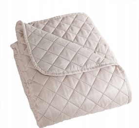 Dekoratív ágytakaró Fenyő 220x240 cm Világos bézs