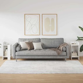 2 db fehér kisasztal polccal 25,5 x 27 x 60 cm