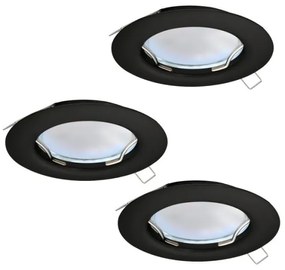 Eglo 900754 - KÉSZLET 3x LED Beépíthető lámpa PENETO 1xGU10/2,8W/230V