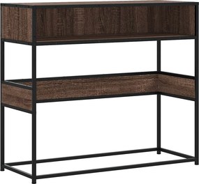 vidaXL barna tölgyszínű szerelt fa tálalóasztal 90x35x80 cm