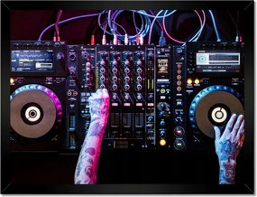Poszterek keretben 40x30 Dj zenélő party