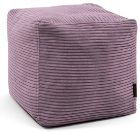 Lila kordbársony babzsákfotel Up! MooG – SLOWDOWN