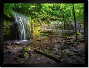Poszterek keretben 40x30 Trópusi erdő vízesés