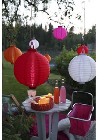 Rózsaszín kültéri napelemes LED lampion, ø 20 cm - Star Trading