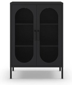 Fekete szekrény 70x100 cm Diora – Marckeric