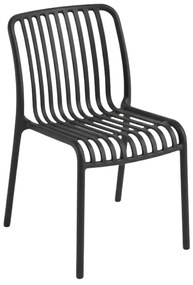 Műanyag szék TREGO, antracit színű
