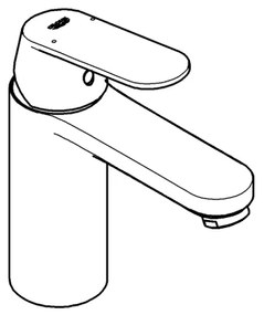 GROHE 23327000 - EUROSMART COSMOPOLITAN mosdócsaptelep DN 15, M méret, króm