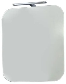TMP MEDIA fürdőszobai tükör LED világítással - 60 x 65 cm