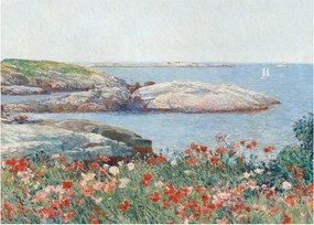 Kép - Childe Hassam, Poppies,  Isles of Shoals, reprodukciók (70x50 cm)