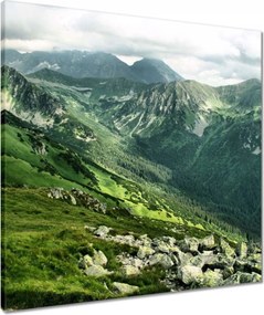 Vászonkép 60x60 Tátra Lengyel hegyek Kilátás