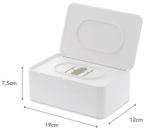 Smart fehér doboz nedves törlőkendőkhöz - YAMAZAKI