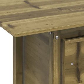 impregnált fenyőfa kerti asztal 100 x 50 x 75 cm