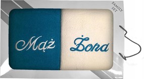 Törölköző szett dobozban 2db 70x140 Férj-feleség