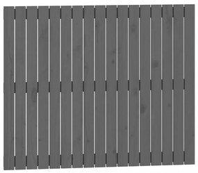 szürke tömör fenyőfa fali fejtámla 108x3x90 cm