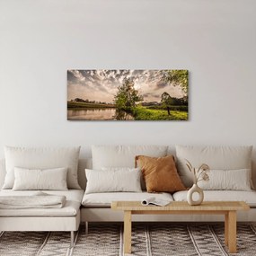 Természet kép sugarakkal (120x50 cm)