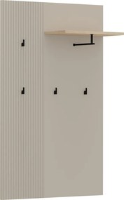 Akasztópanel 85, szürkésbarna Taupe/silverjack tölgy, DOMCA