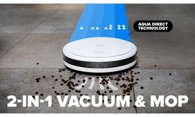 Niceboy ION Charles i6 - Intelligens robotporszívó 2in1 2600 mAh Wi-Fi fehér