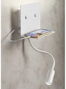 Redo 01-3210 - LED fali lámpa MOKA LED/6W + LED/3W/230V CRI90 fehér