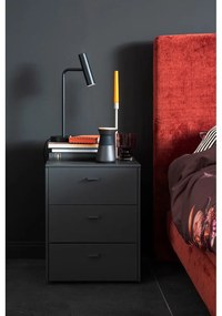 Fekete LED dimmelhető asztali lámpa (magasság 48 cm) Stina – Fischer &amp; Honsel