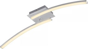 LED mennyezeti lámpa, 2 x 6 W, 230 V, 3000 K, matt króm